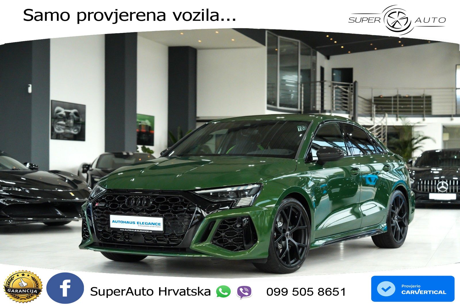 Audi RS3 Sportback 2.5 TFSI (400 KS) quattro S tronic