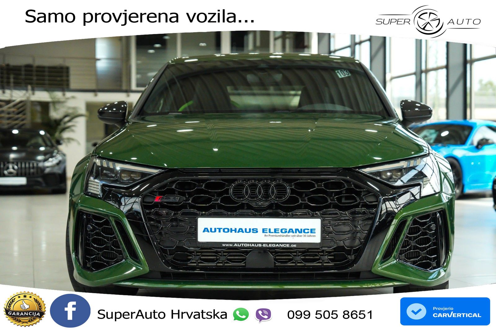 Audi RS3 Sportback 2.5 TFSI (400 KS) quattro S tronic