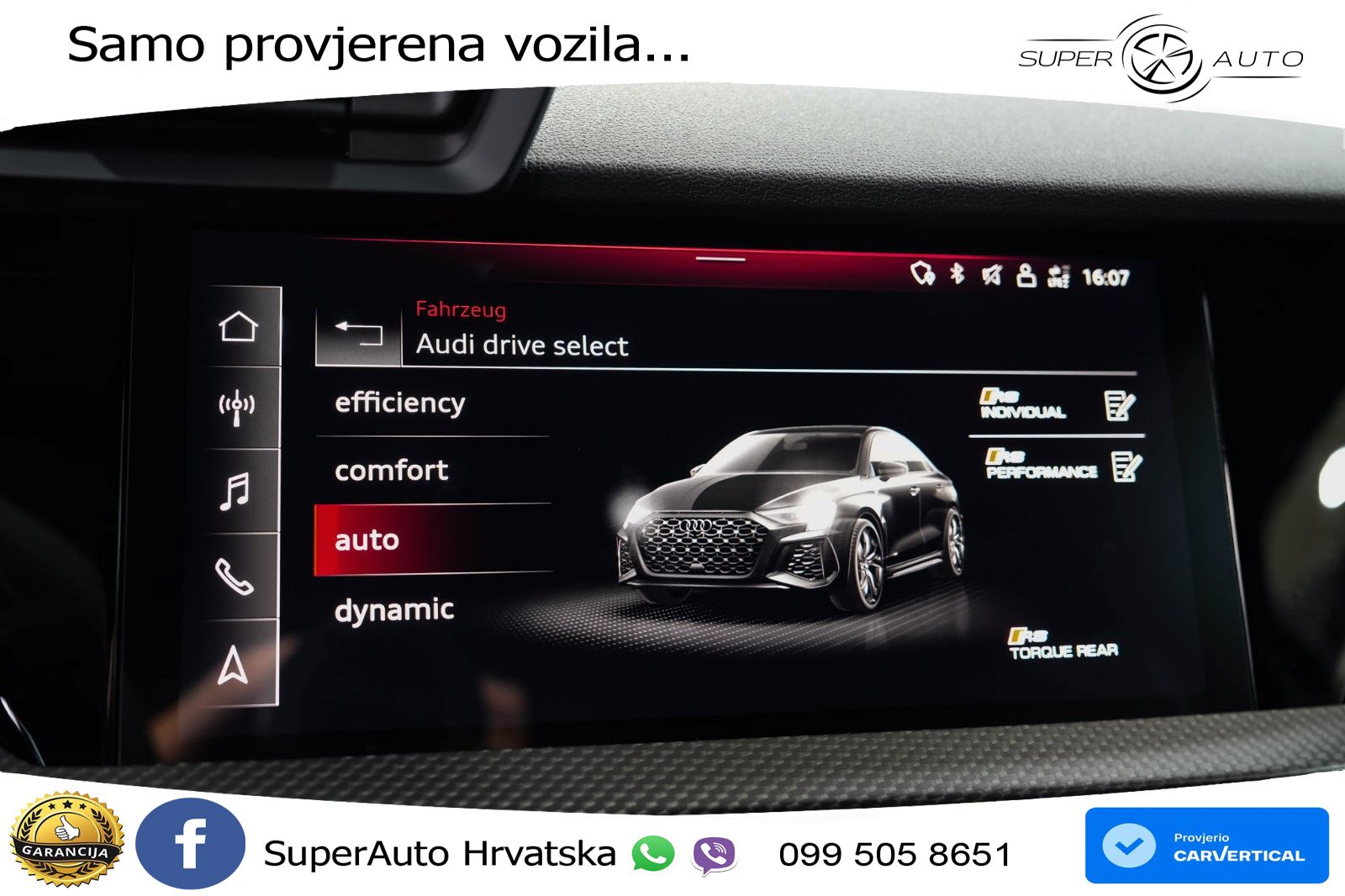 Audi RS3 Sportback 2.5 TFSI (400 KS) quattro S tronic