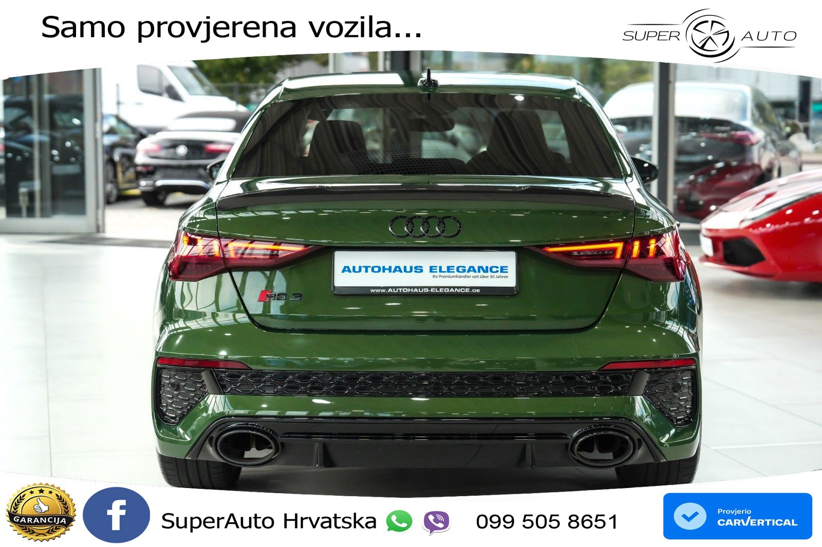 Audi RS3 Sportback 2.5 TFSI (400 KS) quattro S tronic