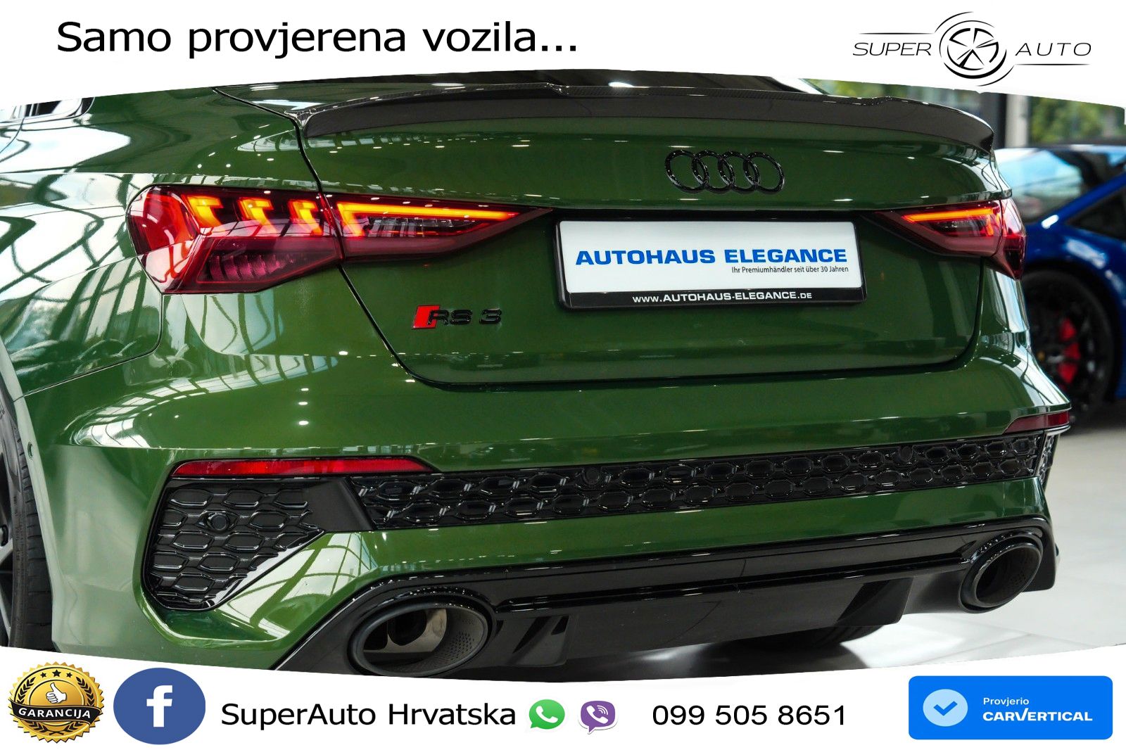 Audi RS3 Sportback 2.5 TFSI (400 KS) quattro S tronic