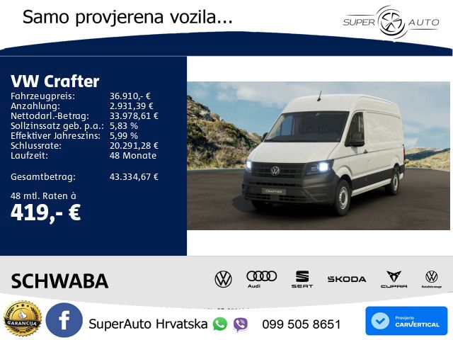 VW Crafter 140 KS