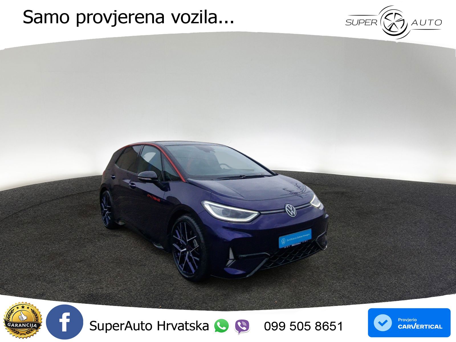 Volkswagen ID.3 GTX 84 kWh (286 KS)