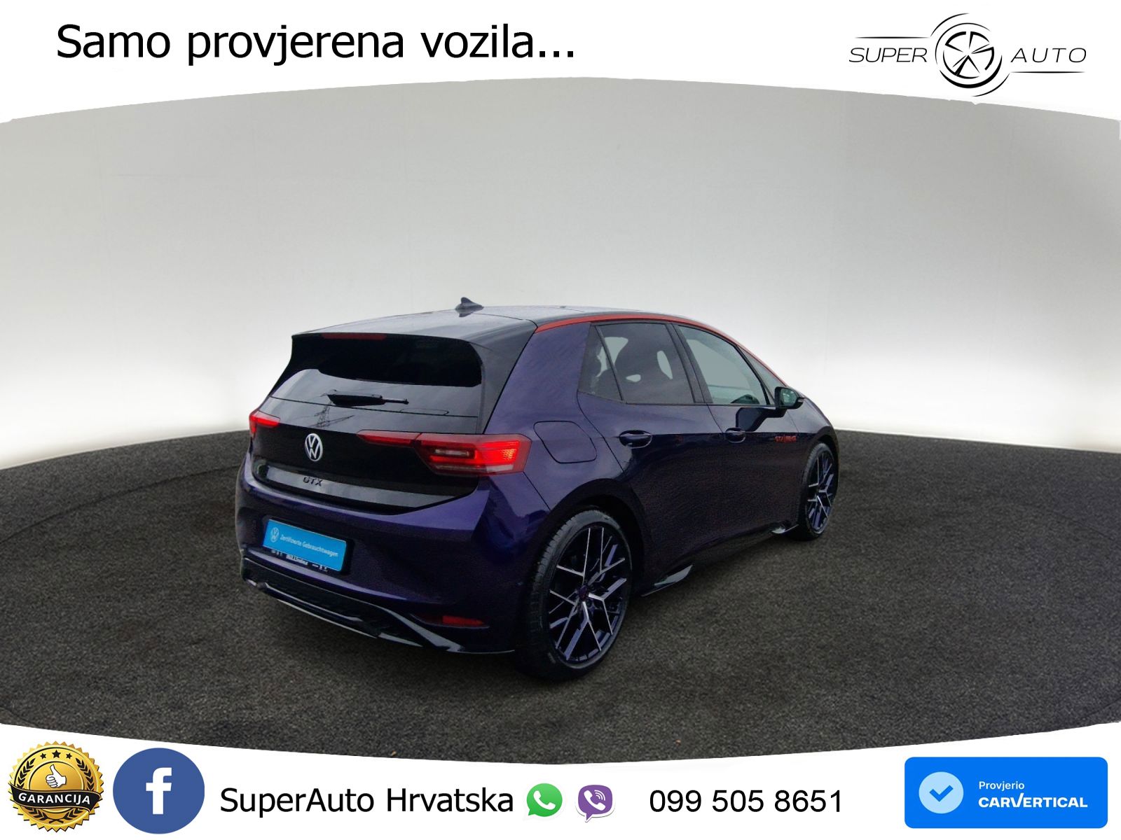 Volkswagen ID.3 GTX 84 kWh (286 KS)