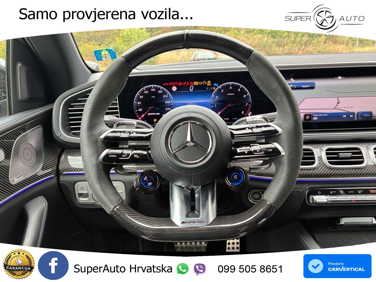 Mercedes AMG GLE Coupe 63 S V8 (612 KS) EQ Boost 4MATIC+ AMG SPEEDSHIFT TCT 9G LED+GR SJED+ACC