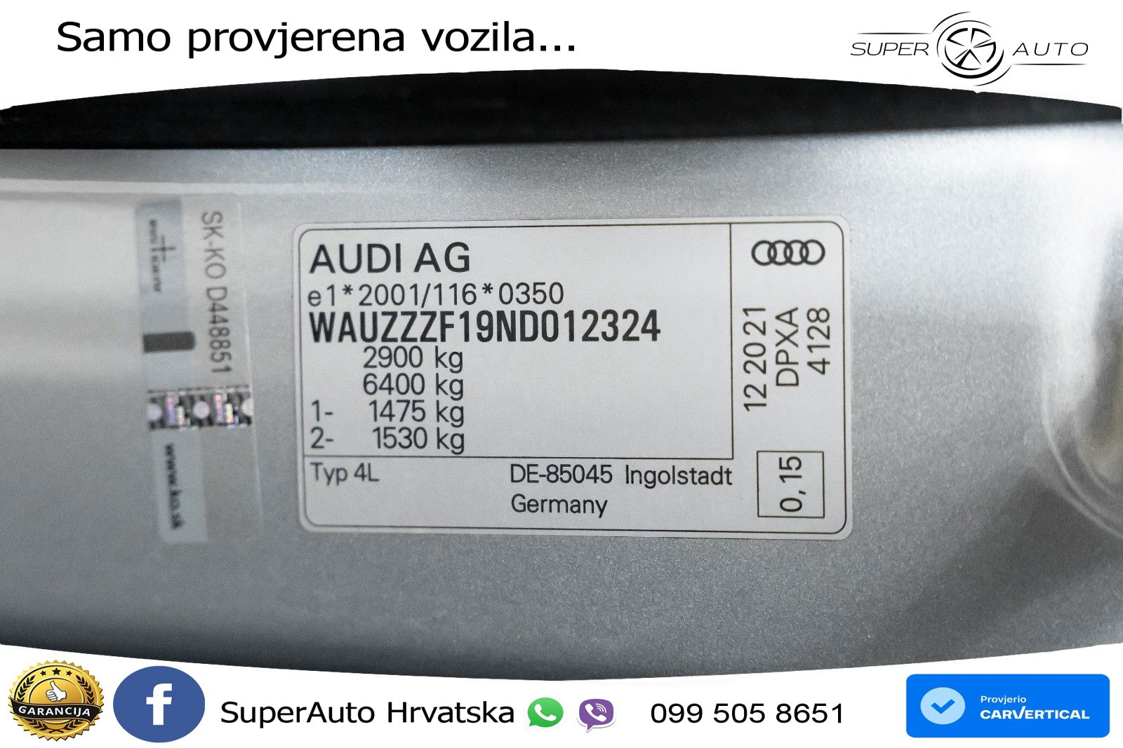 Audi Q8 50 TDI V6 (286 KS) quattro Tiptronic