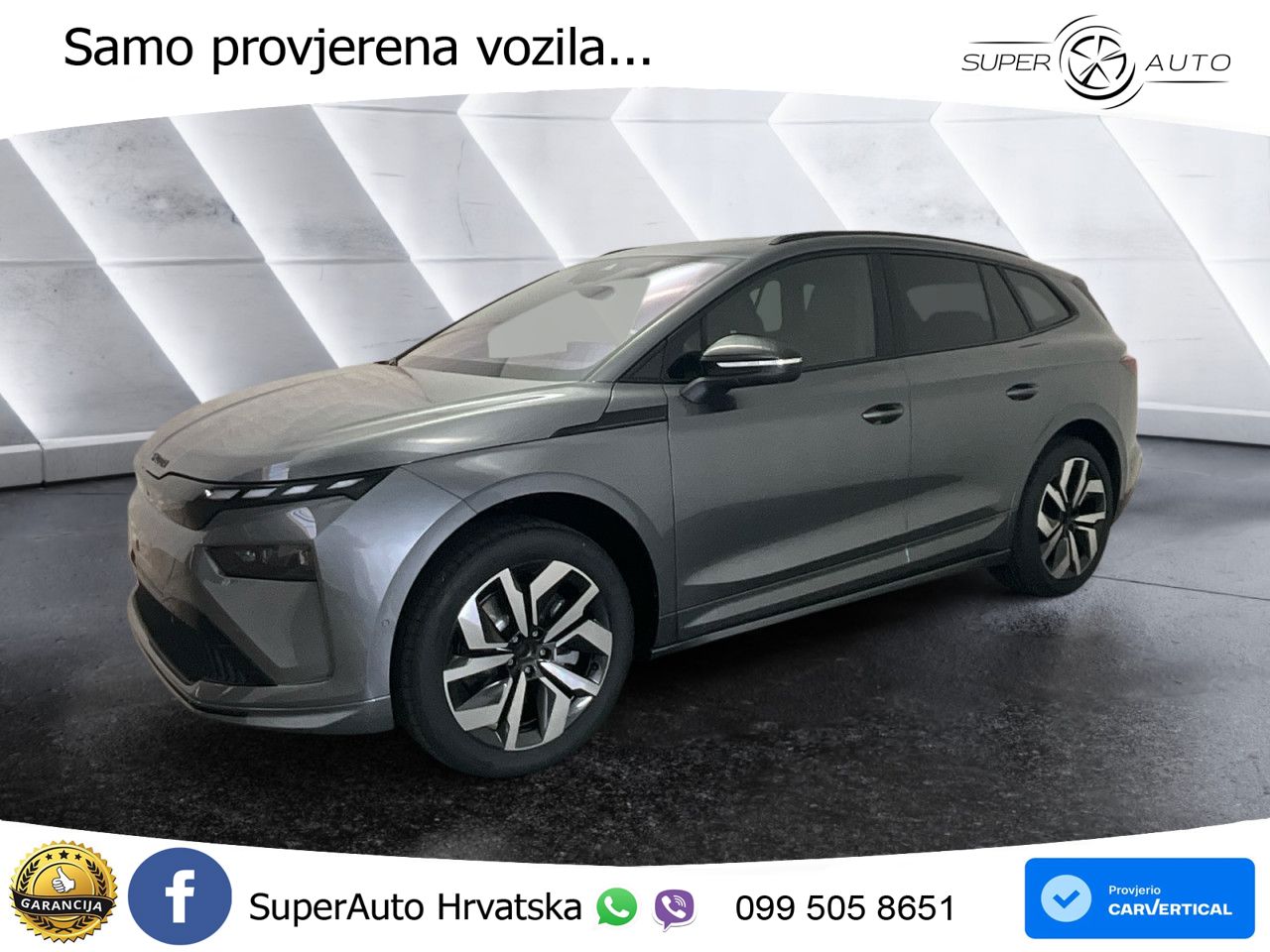 Škoda Enyaq 85 82 kWh (286 KS) SportLine LED+GR SJED+ACC