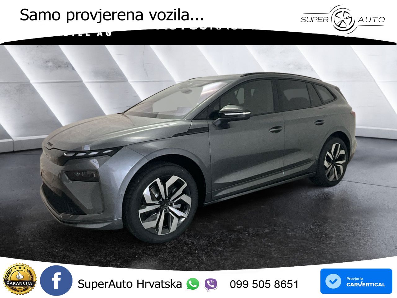 Škoda Enyaq 85 82 kWh (286 KS) SportLine LED+GR SJED+ACC