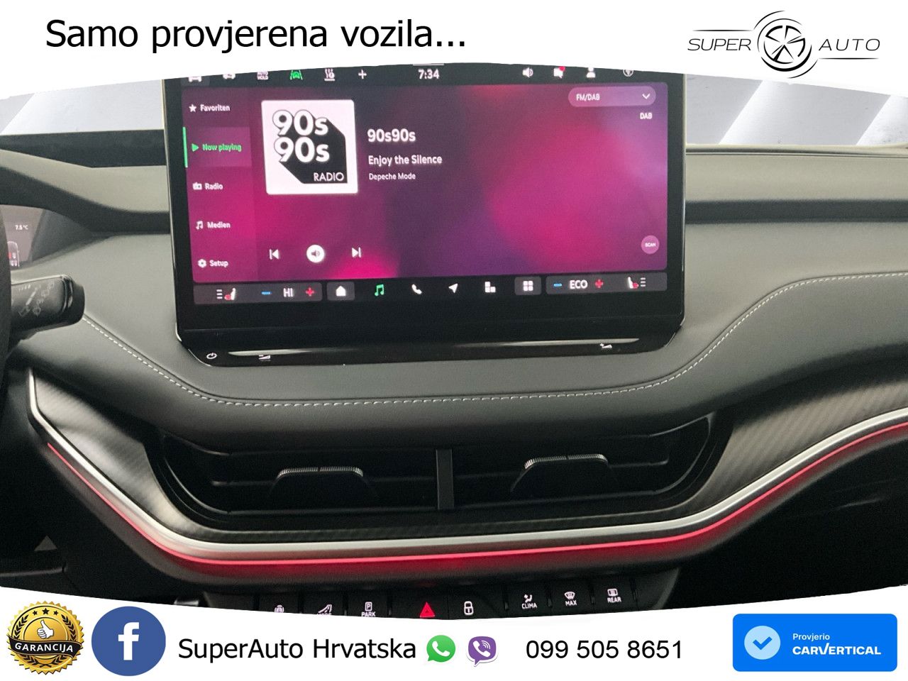 Škoda Enyaq 85 82 kWh (286 KS) SportLine LED+GR SJED+ACC