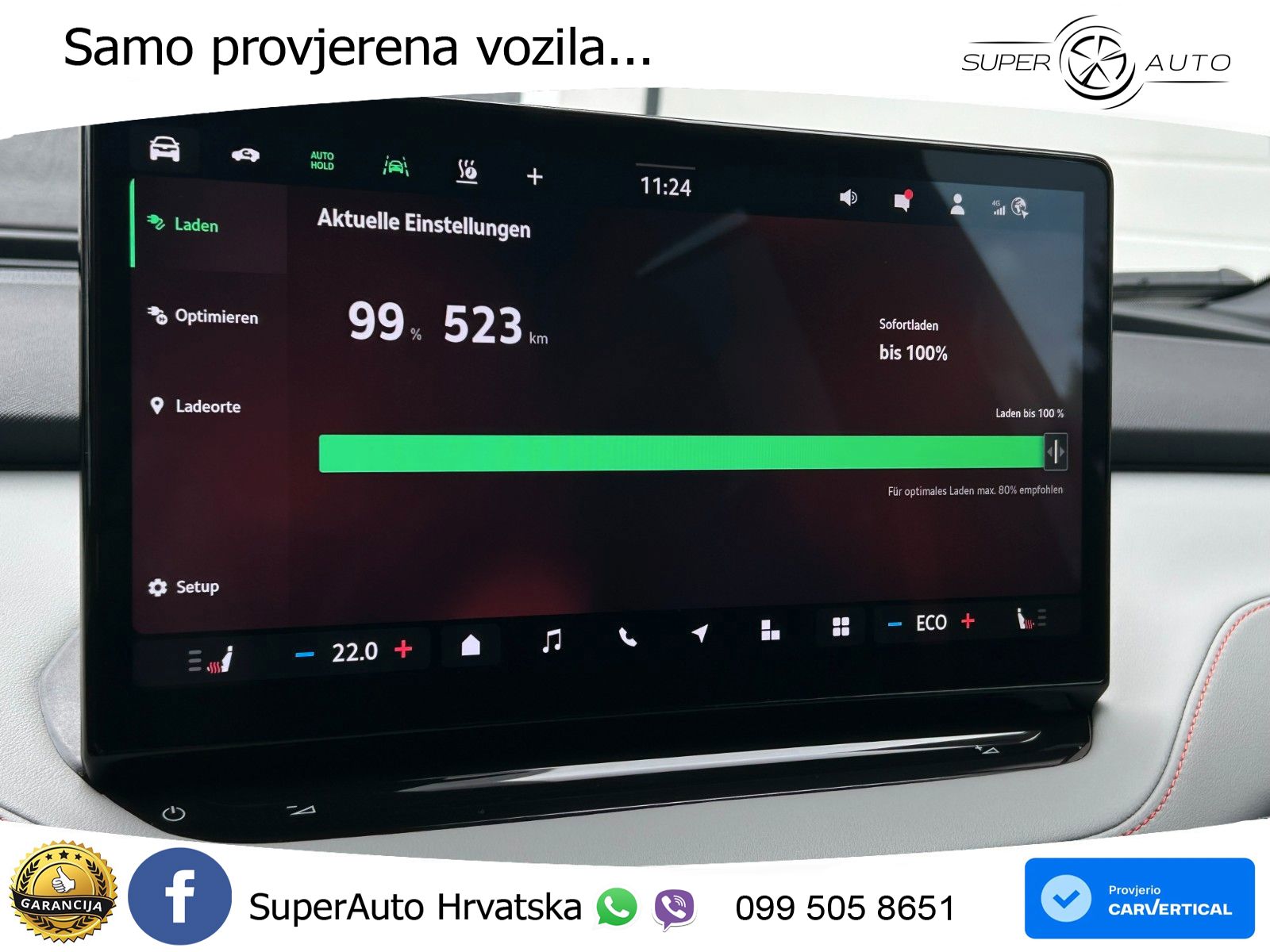 Škoda Enyaq 85 82 kWh (286 KS) Lodge LED+GR SJED+ACC