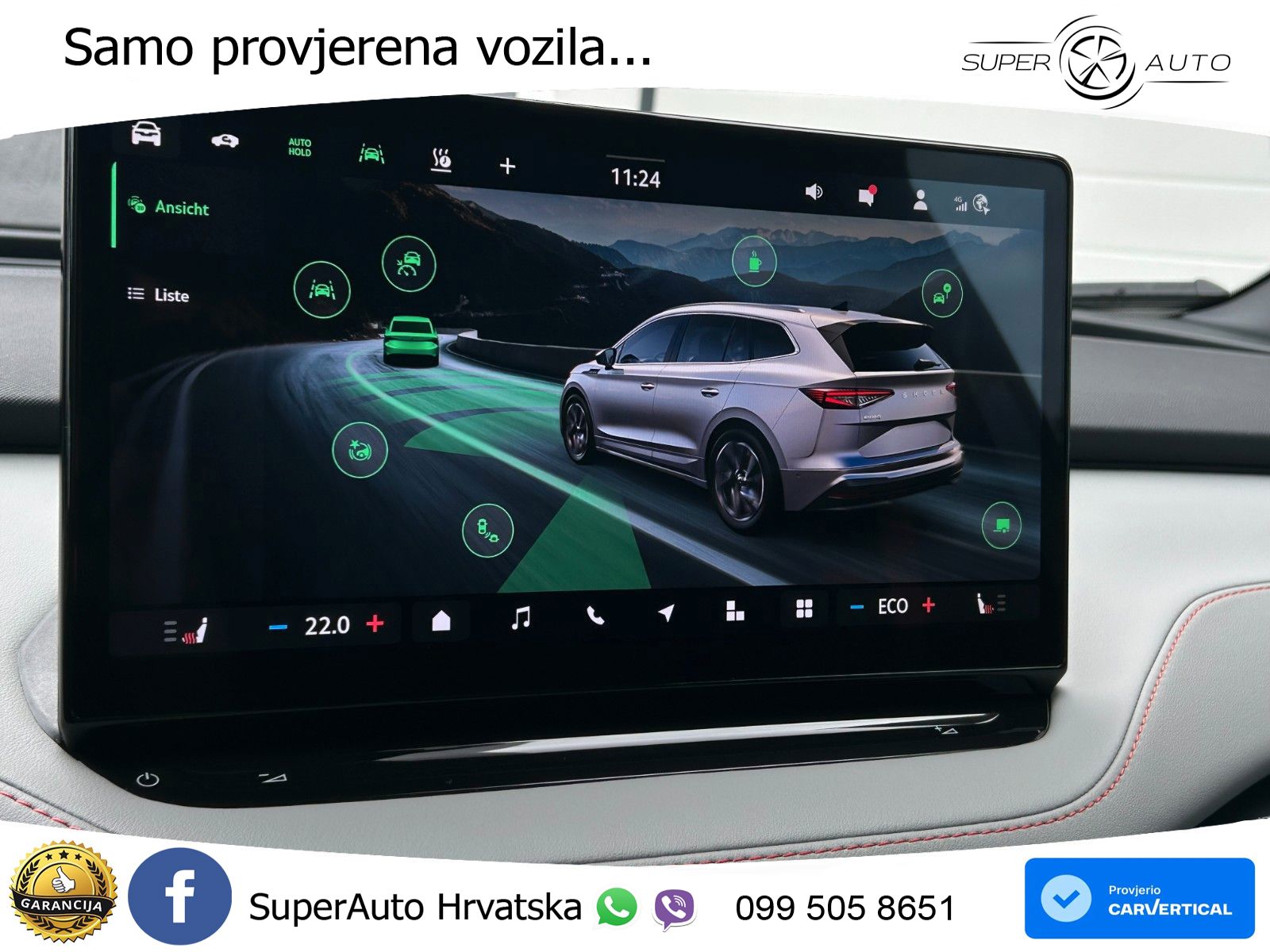 Škoda Enyaq 85 82 kWh (286 KS) Lodge LED+GR SJED+ACC