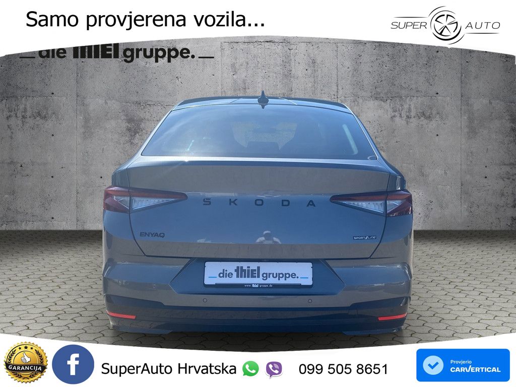 Škoda Enyaq 85 82 kWh (286 KS) SportLine LED+GR SJED+ACC