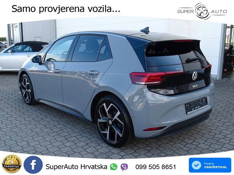 Volkswagen ID.3 Pro 62 kWh (204 KS) LED+GR SJED+ACC