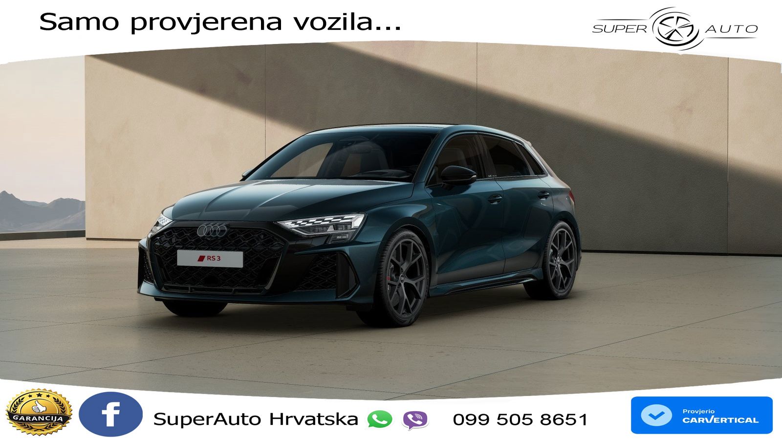 Audi RS3 Sportback 2.5 TFSI (400 KS) quattro S tronic LED+GR SJED+ACC