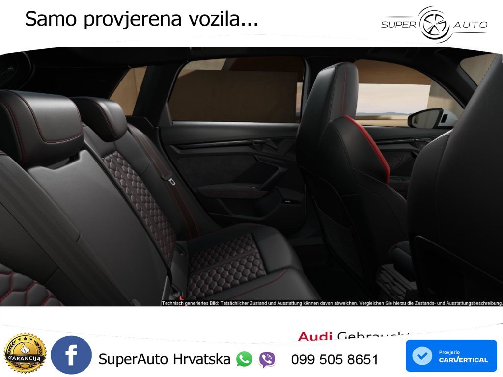 Audi RS3 Sedan 2.5 TFSI (400 KS) quattro S tronic LED+GR SJED+ACC