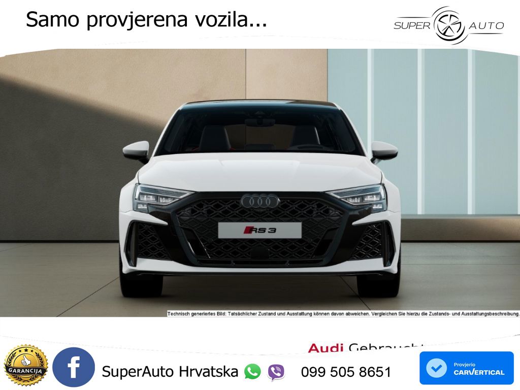 Audi RS3 Sedan 2.5 TFSI (400 KS) quattro S tronic LED+GR SJED+ACC