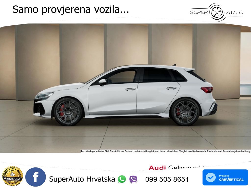 Audi RS3 Sedan 2.5 TFSI (400 KS) quattro S tronic LED+GR SJED+ACC
