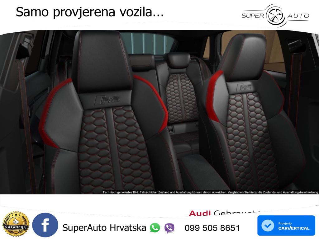 Audi RS3 Sedan 2.5 TFSI (400 KS) quattro S tronic LED+GR SJED+ACC