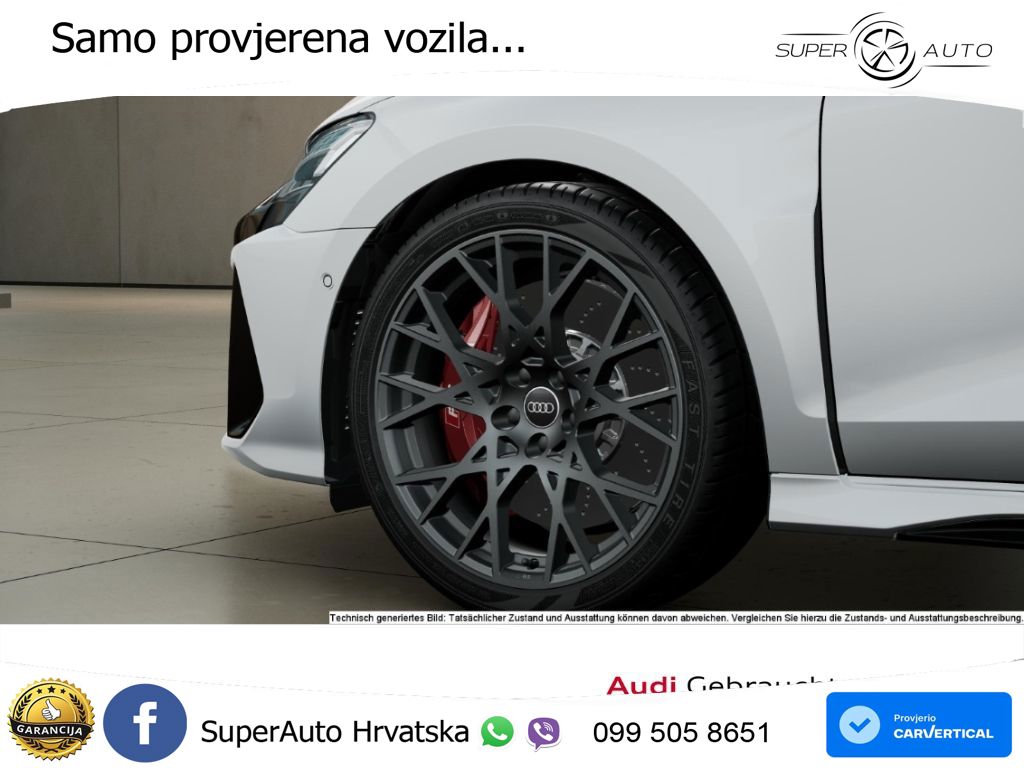 Audi RS3 Sedan 2.5 TFSI (400 KS) quattro S tronic LED+GR SJED+ACC
