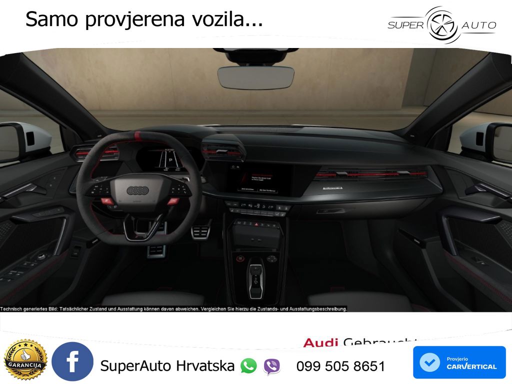 Audi RS3 Sedan 2.5 TFSI (400 KS) quattro S tronic LED+GR SJED+ACC
