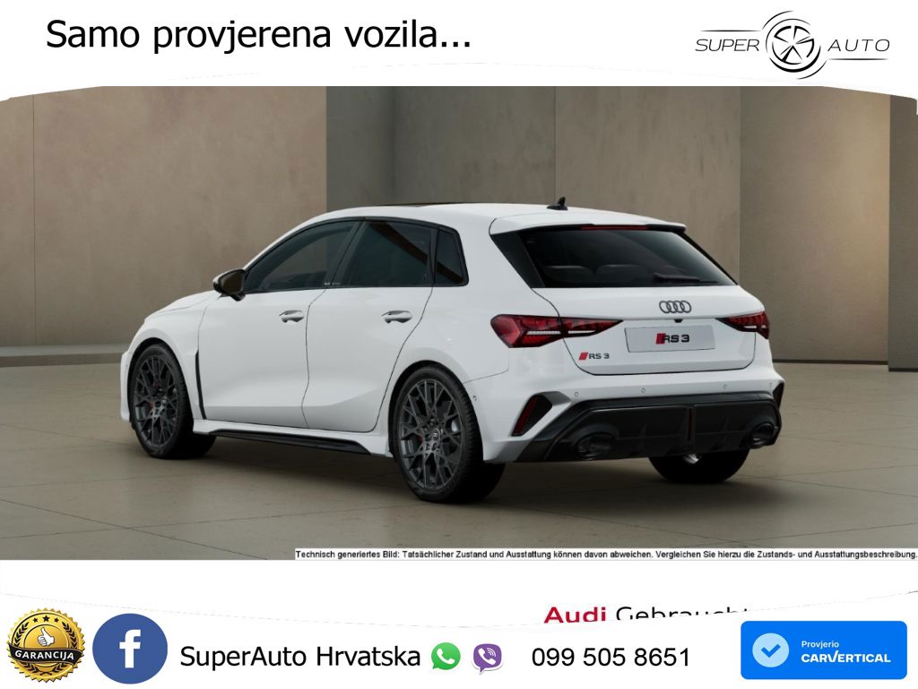 Audi RS3 Sedan 2.5 TFSI (400 KS) quattro S tronic LED+GR SJED+ACC