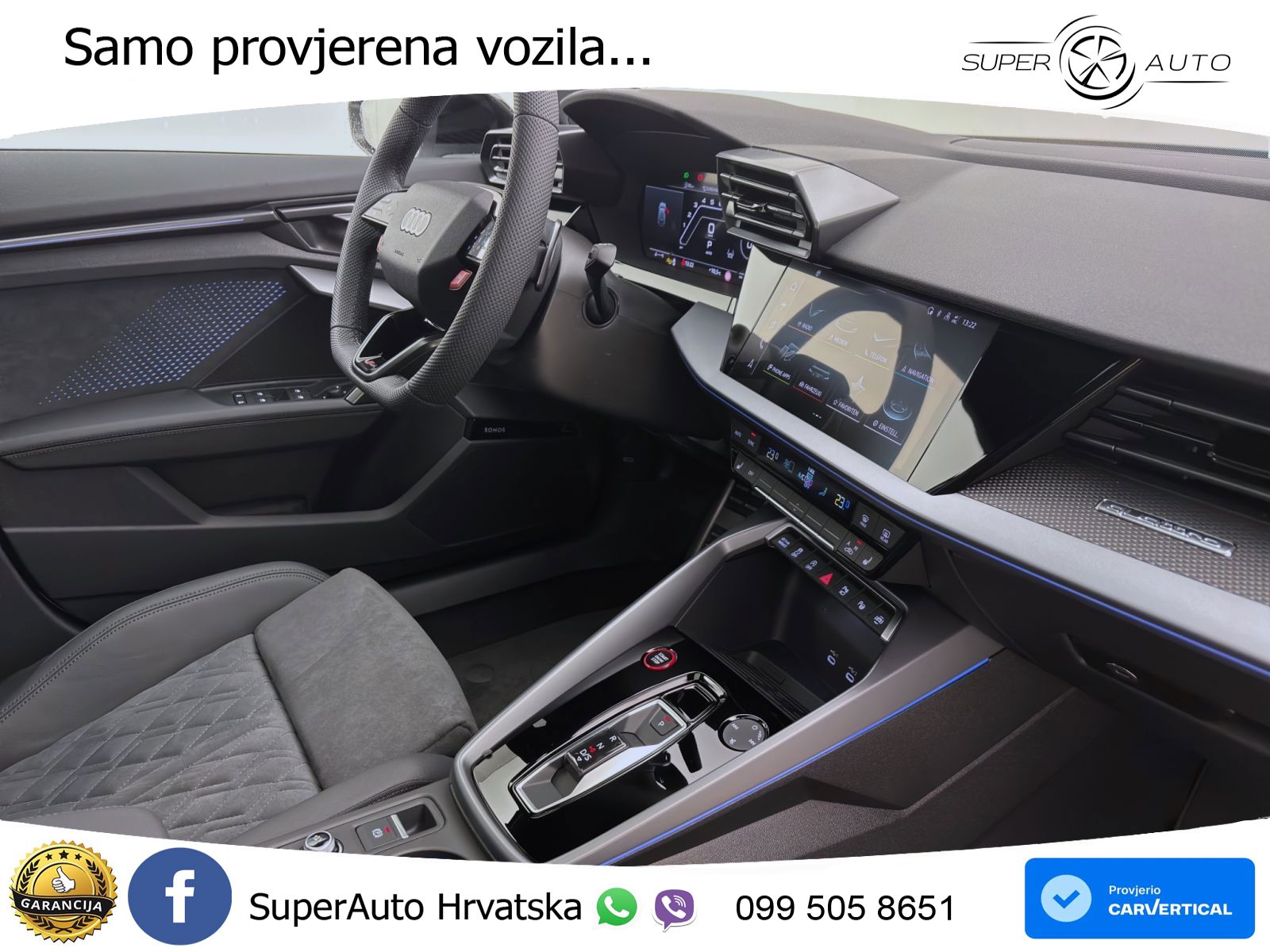 Audi RS3 Sedan 2.5 TFSI (400 KS) quattro S tronic LED+GR SJED+ACC