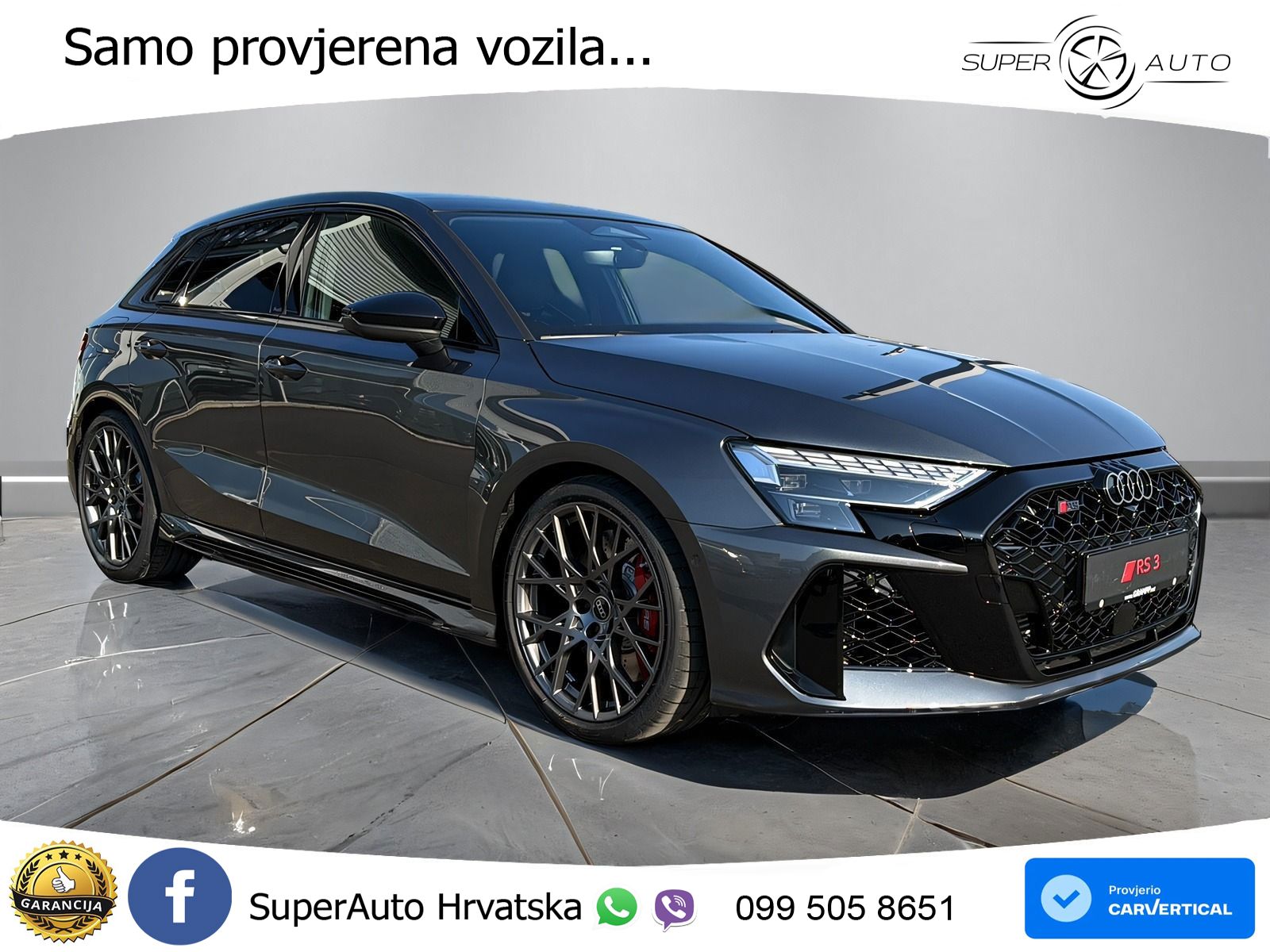 Audi RS3 Sedan 2.5 TFSI (400 KS) quattro S tronic LED+GR SJED+ACC