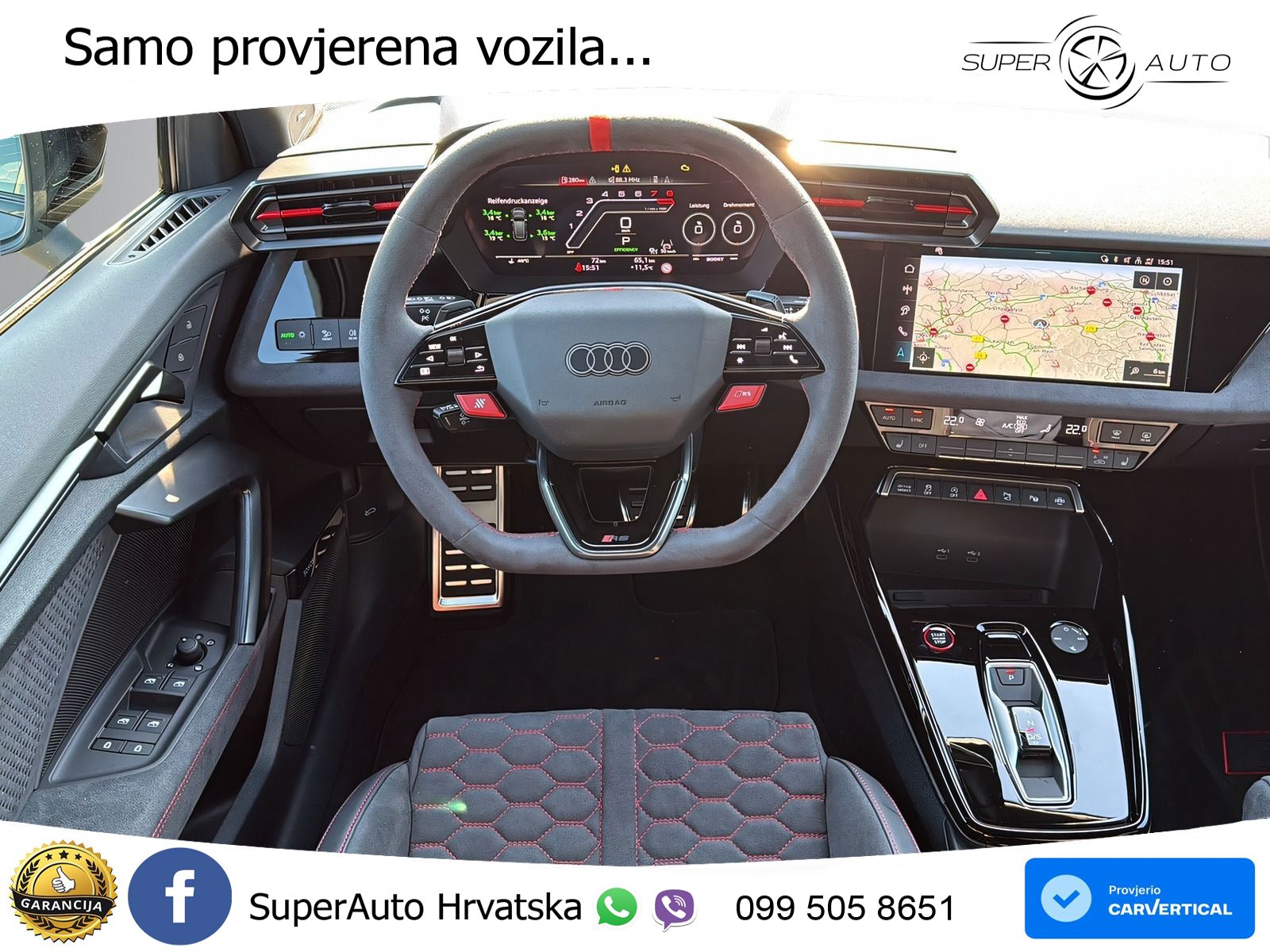 Audi RS3 Sedan 2.5 TFSI (400 KS) quattro S tronic LED+GR SJED+ACC