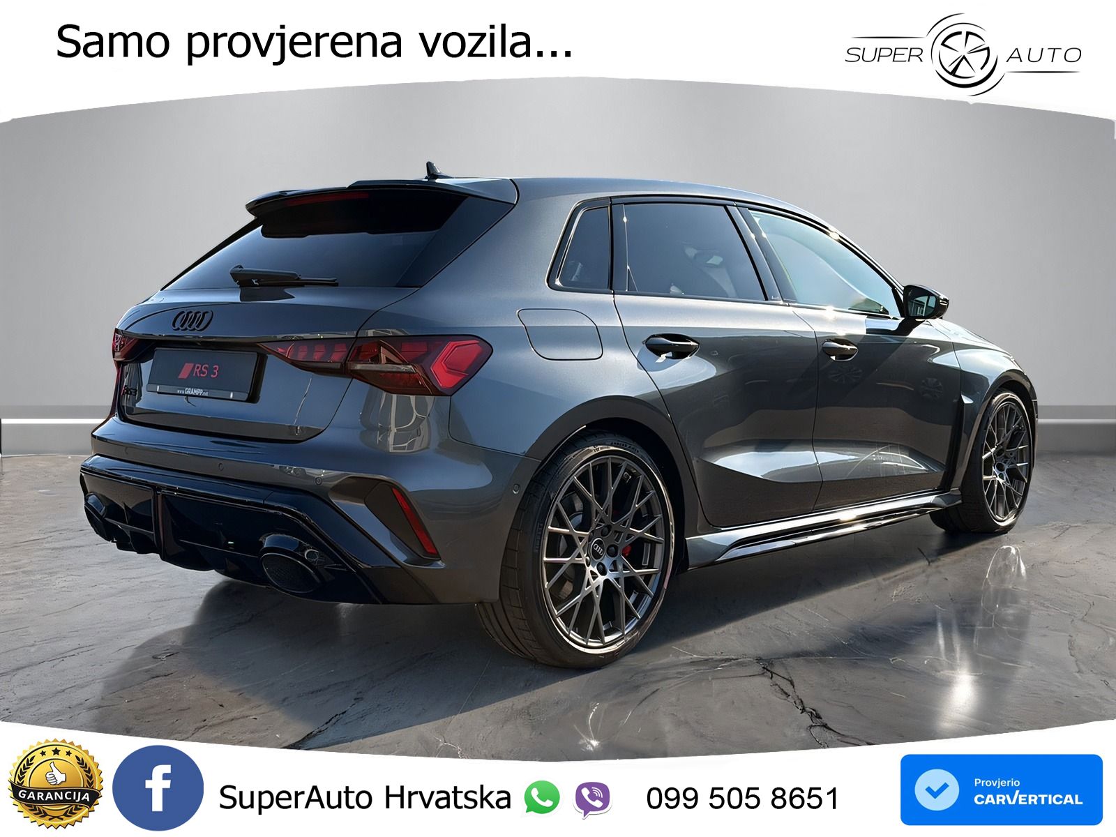 Audi RS3 Sedan 2.5 TFSI (400 KS) quattro S tronic LED+GR SJED+ACC