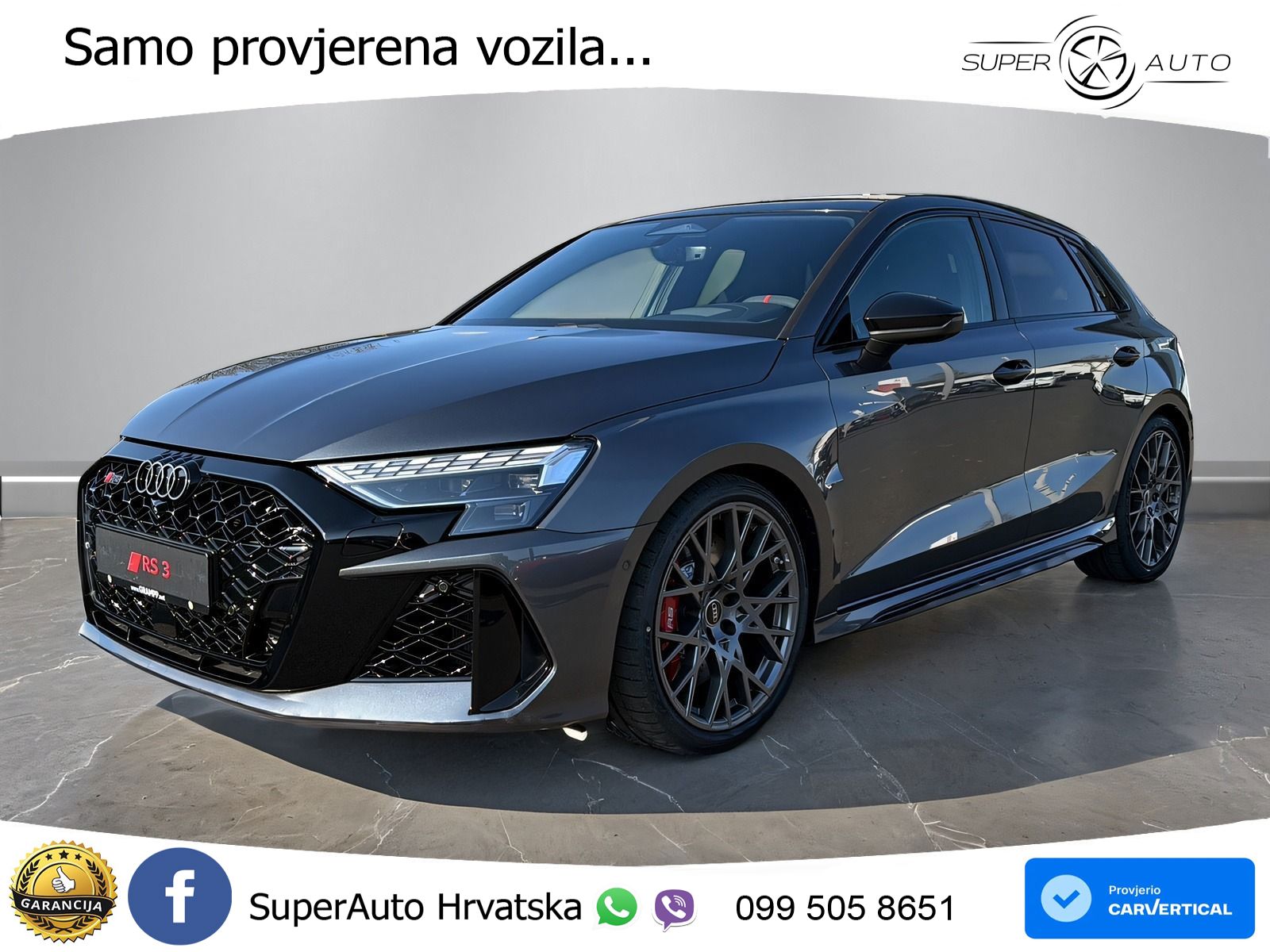 Audi RS3 Sedan 2.5 TFSI (400 KS) quattro S tronic LED+GR SJED+ACC