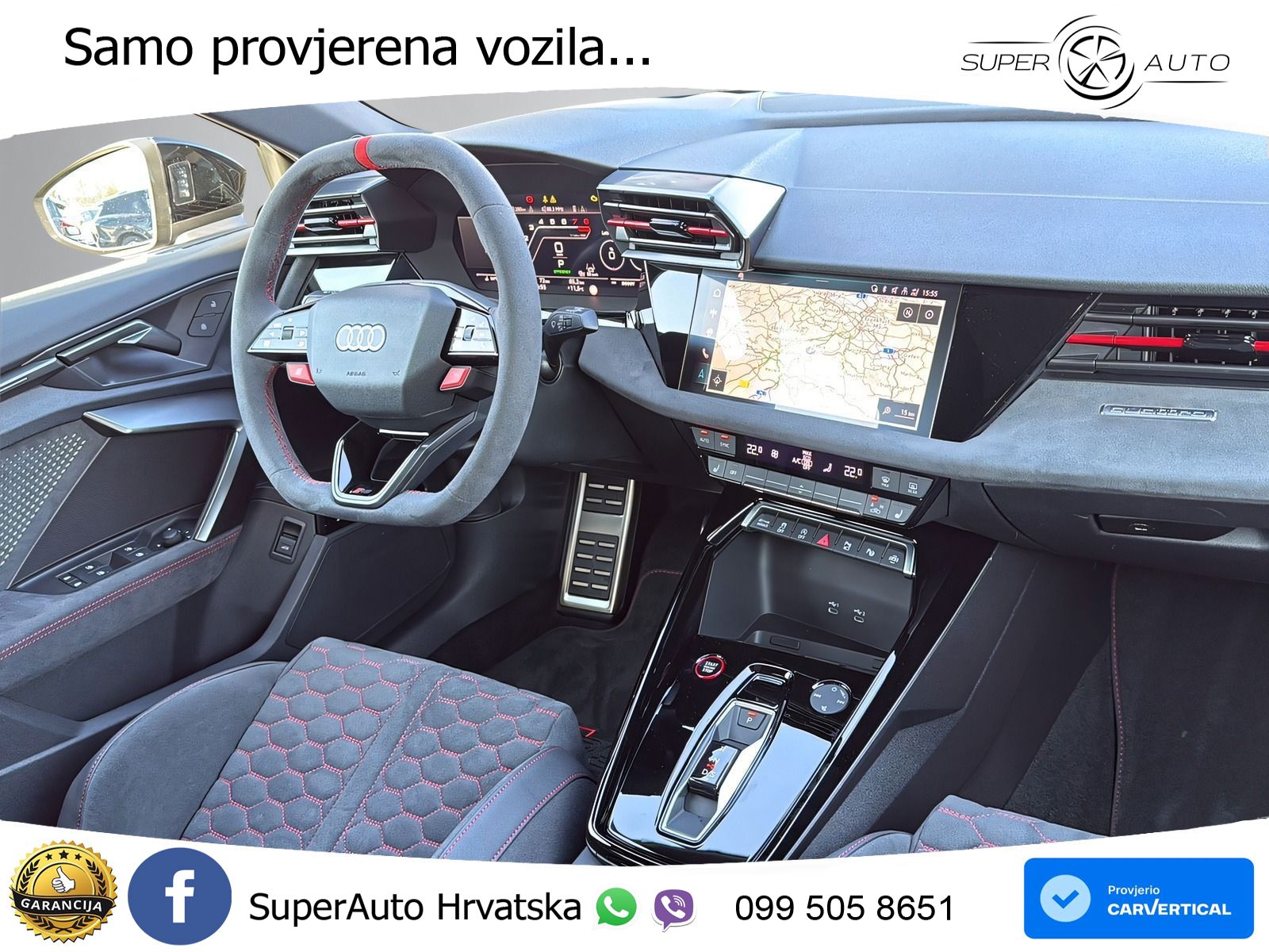 Audi RS3 Sedan 2.5 TFSI (400 KS) quattro S tronic LED+GR SJED+ACC
