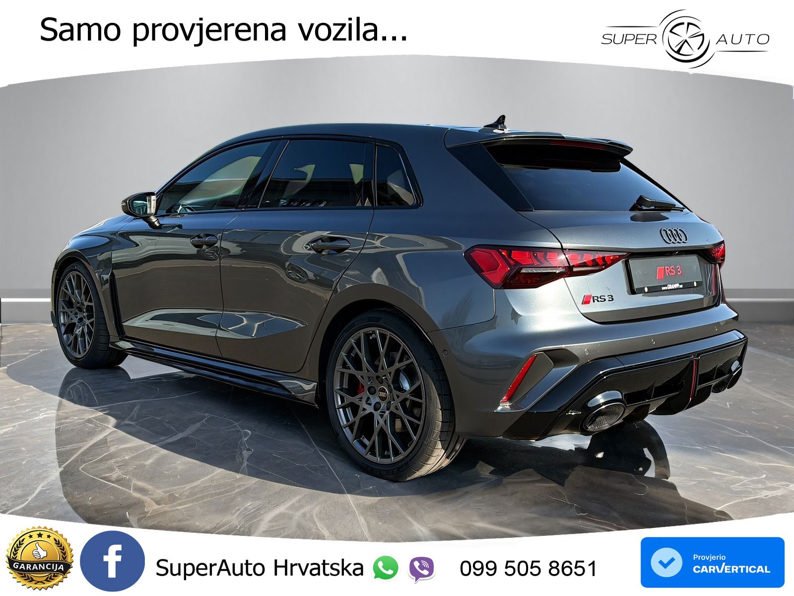 Audi RS3 Sedan 2.5 TFSI (400 KS) quattro S tronic LED+GR SJED+ACC