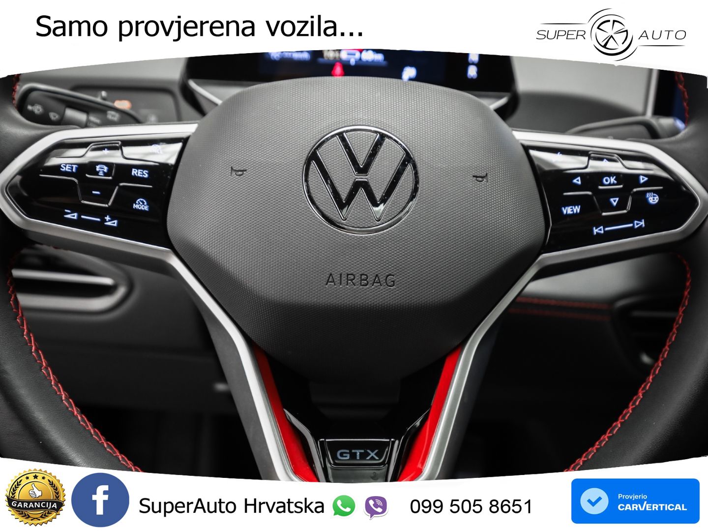 Volkswagen ID.3 GTX Performance 84 kWh (326 KS) LED+GR SJED+ACC