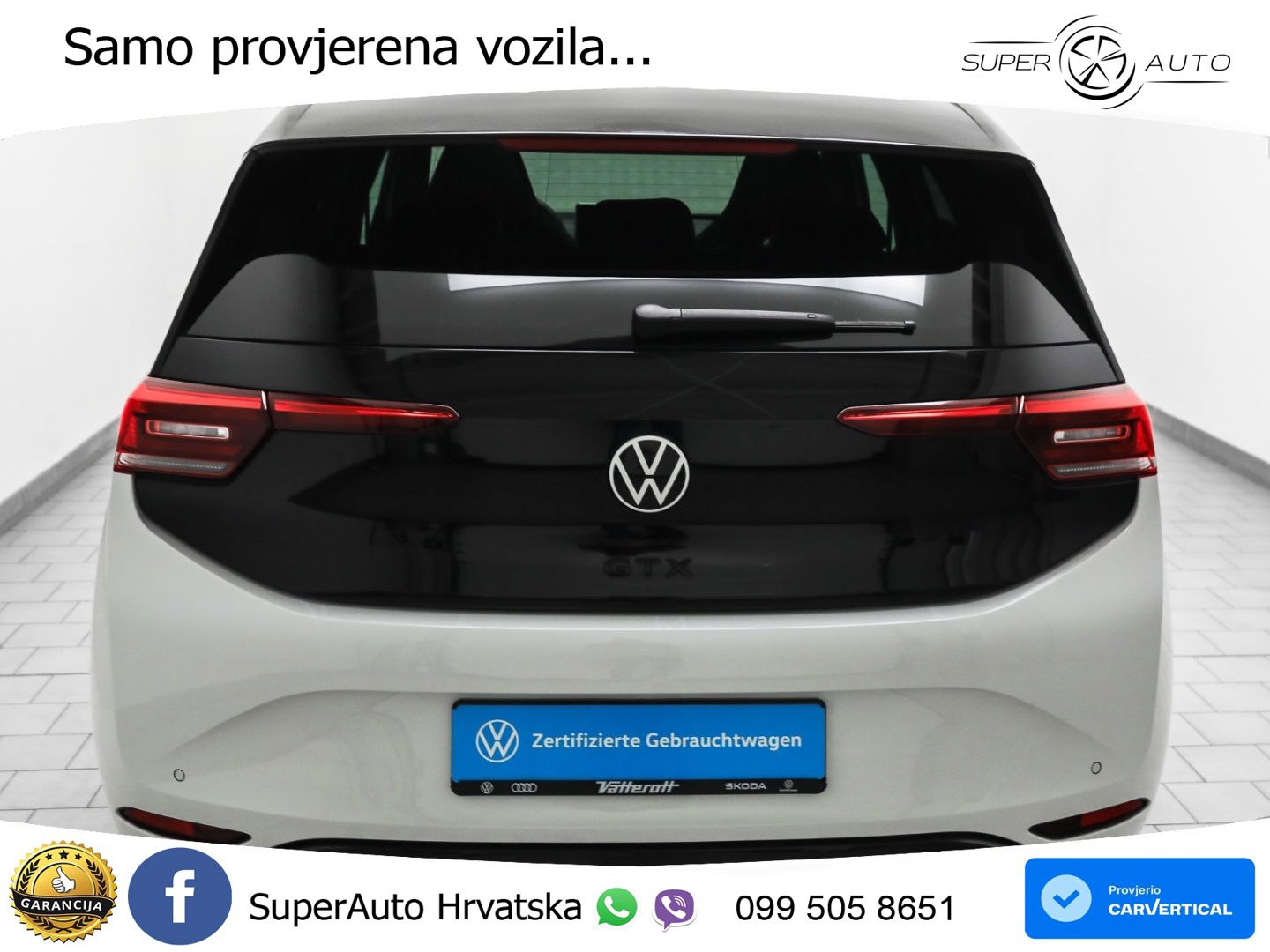 Volkswagen ID.3 GTX Performance 84 kWh (326 KS) LED+GR SJED+ACC