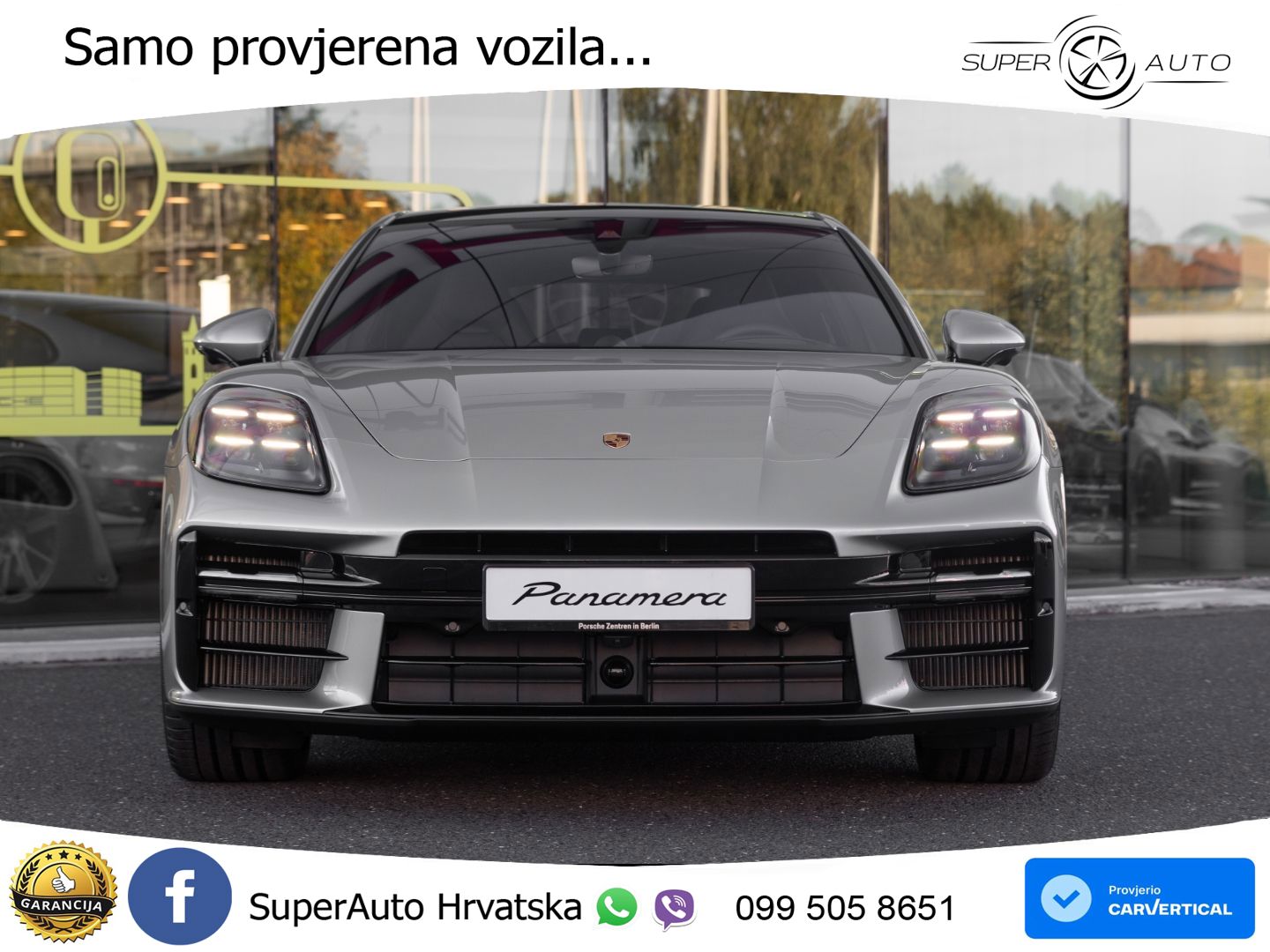 Porsche Panamera 4 2.9 V6 (470 KS) E-Hybrid PDK ZRAČNI+ACC+GR SJED+KAM+PANO