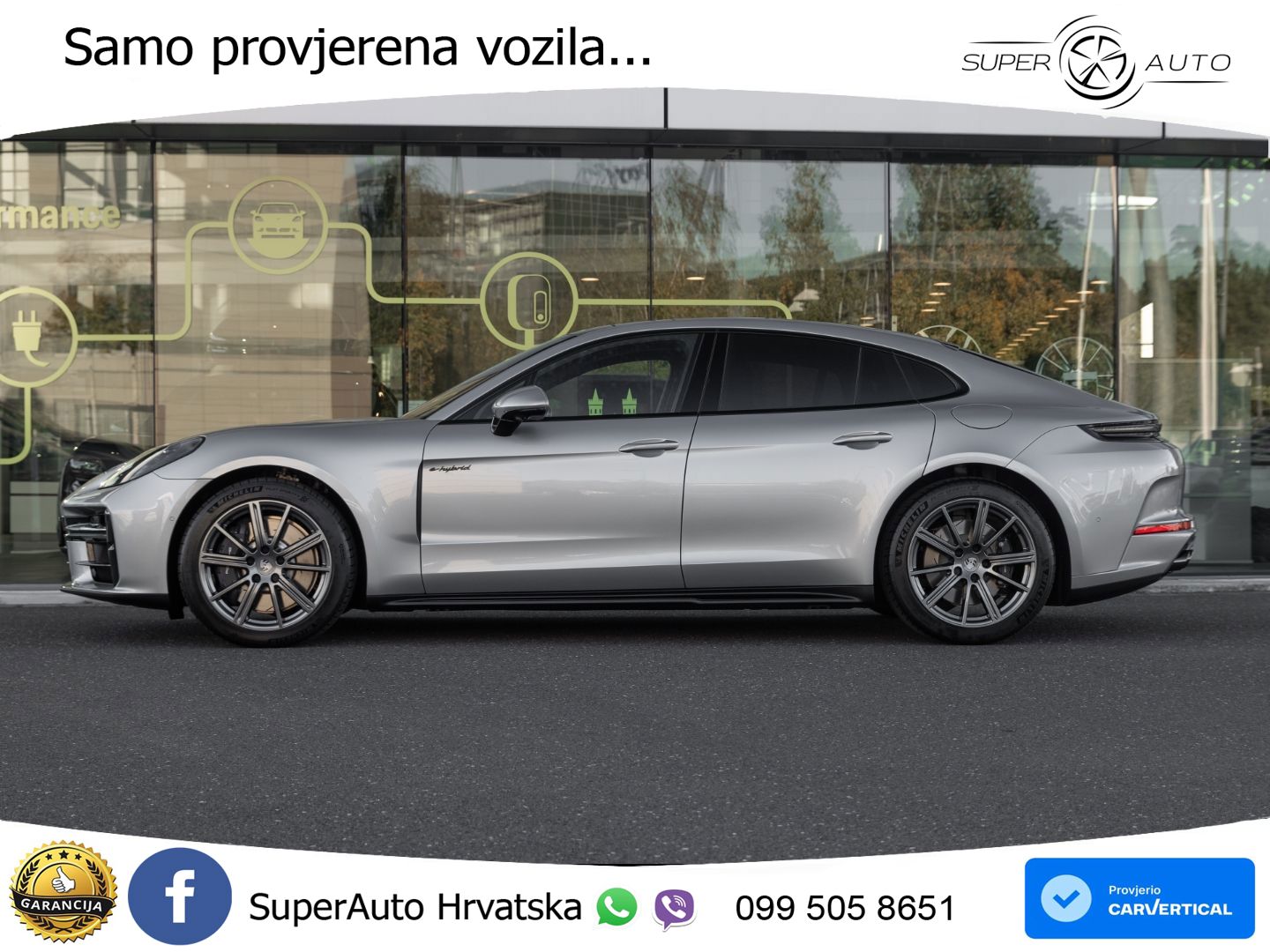 Porsche Panamera 4 2.9 V6 (470 KS) E-Hybrid PDK ZRAČNI+ACC+GR SJED+KAM+PANO