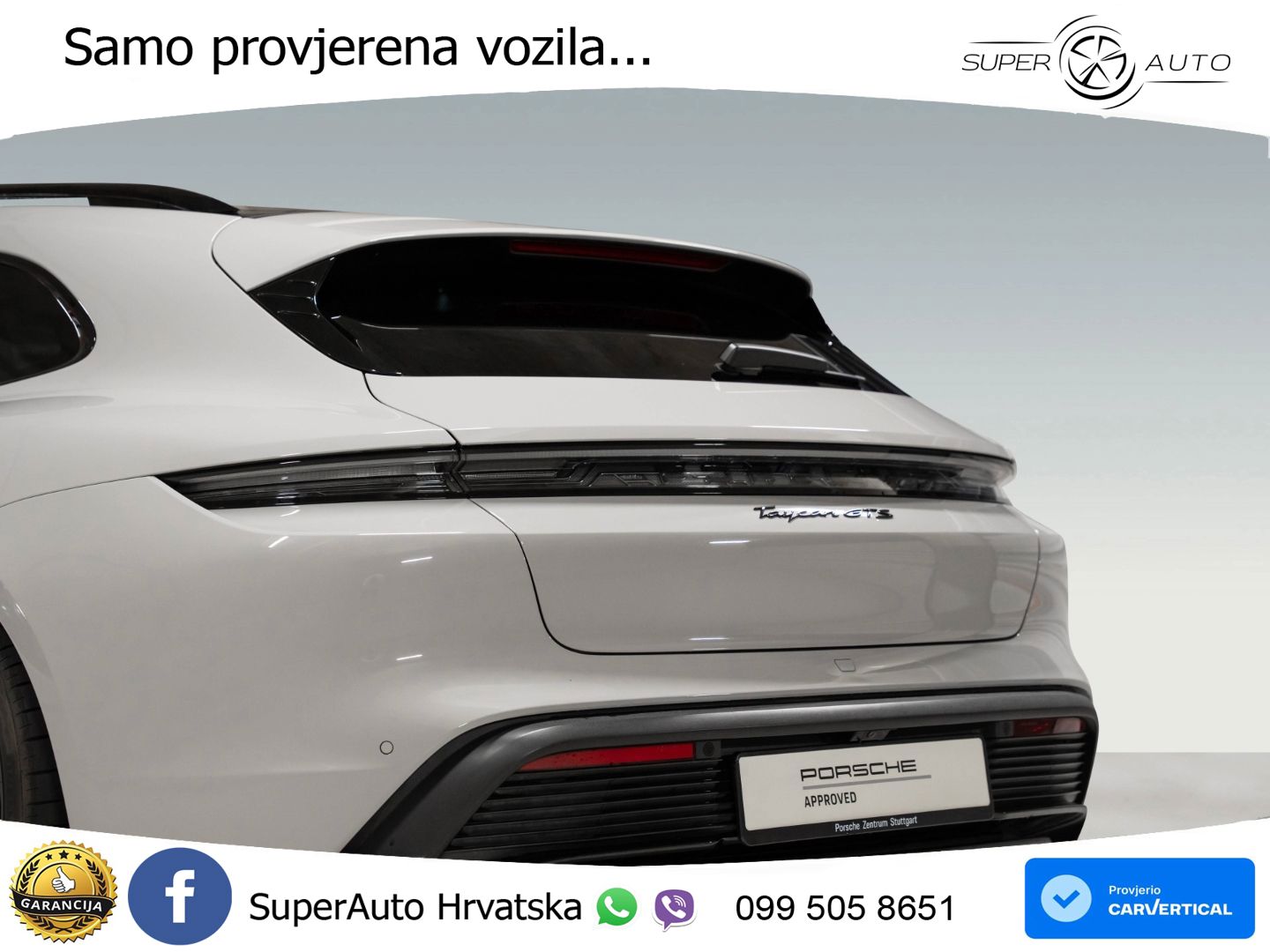 Porsche Taycan Sport Turismo GTS Performance Plus 93.4 kWh (598 KS)