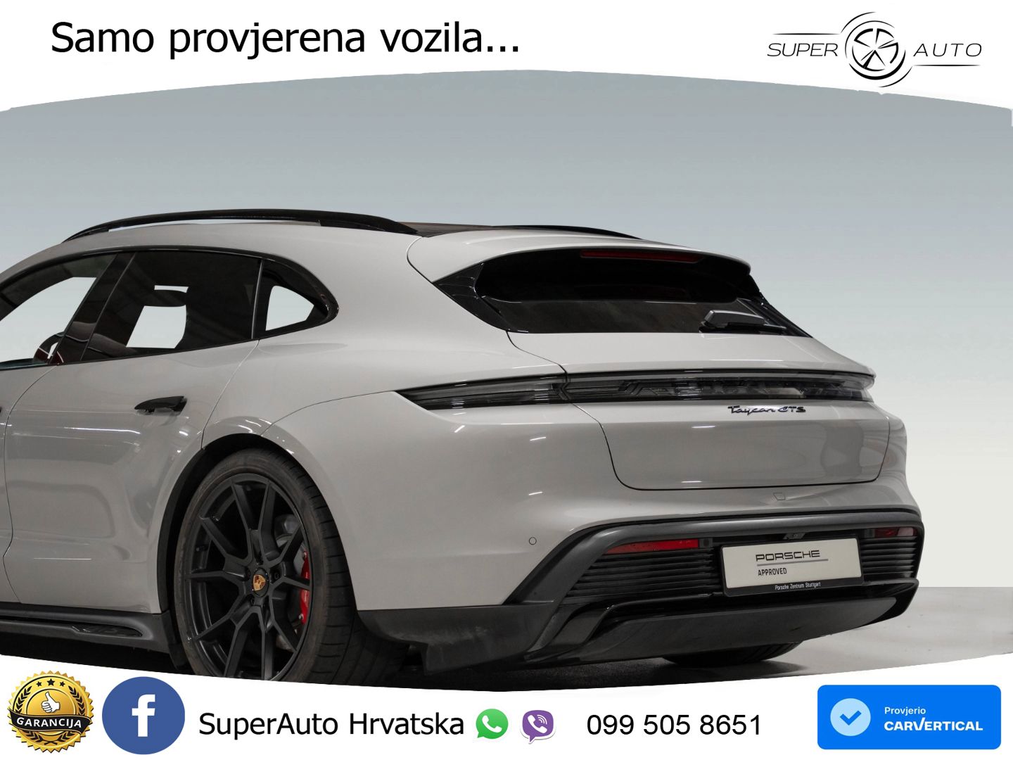 Porsche Taycan Sport Turismo GTS Performance Plus 93.4 kWh (598 KS)