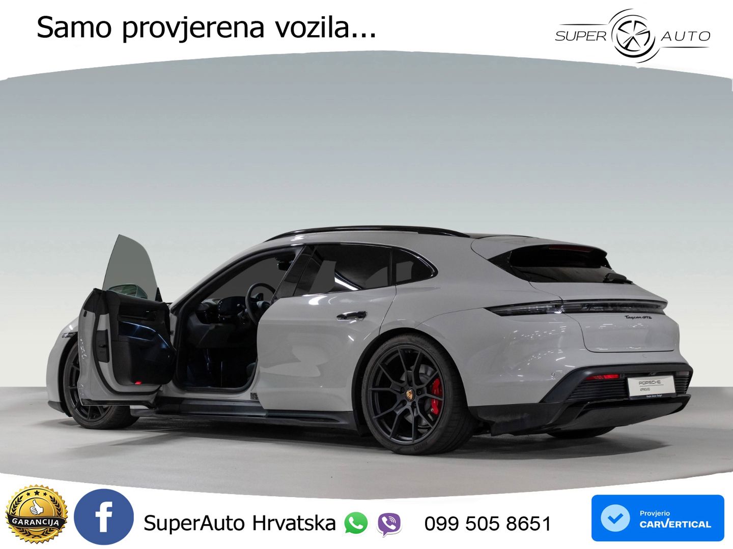 Porsche Taycan Sport Turismo GTS Performance Plus 93.4 kWh (598 KS)