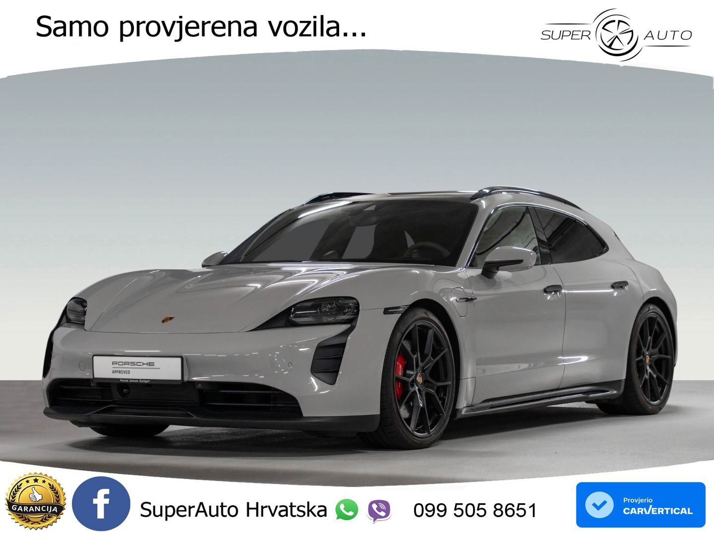 Porsche Taycan Sport Turismo GTS Performance Plus 93.4 kWh (598 KS)