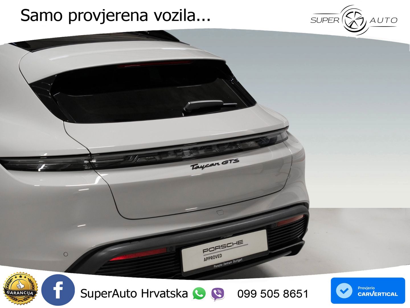 Porsche Taycan Sport Turismo GTS Performance Plus 93.4 kWh (598 KS)