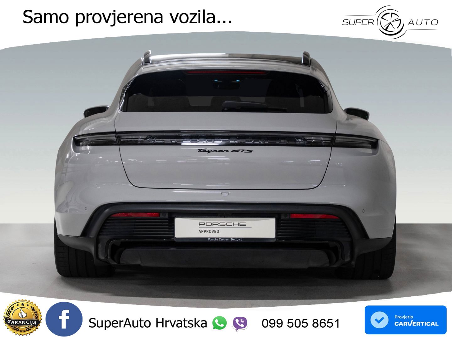 Porsche Taycan Sport Turismo GTS Performance Plus 93.4 kWh (598 KS)