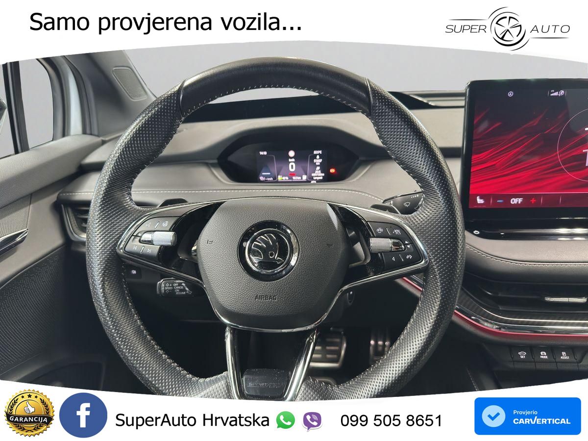 Škoda Enyaq iV 80x 82 kWh (265 KS) AWD SportLine LED+GR SJED+ACC
