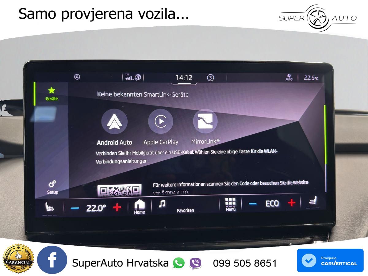 Škoda Enyaq iV 80x 82 kWh (265 KS) AWD SportLine LED+GR SJED+ACC