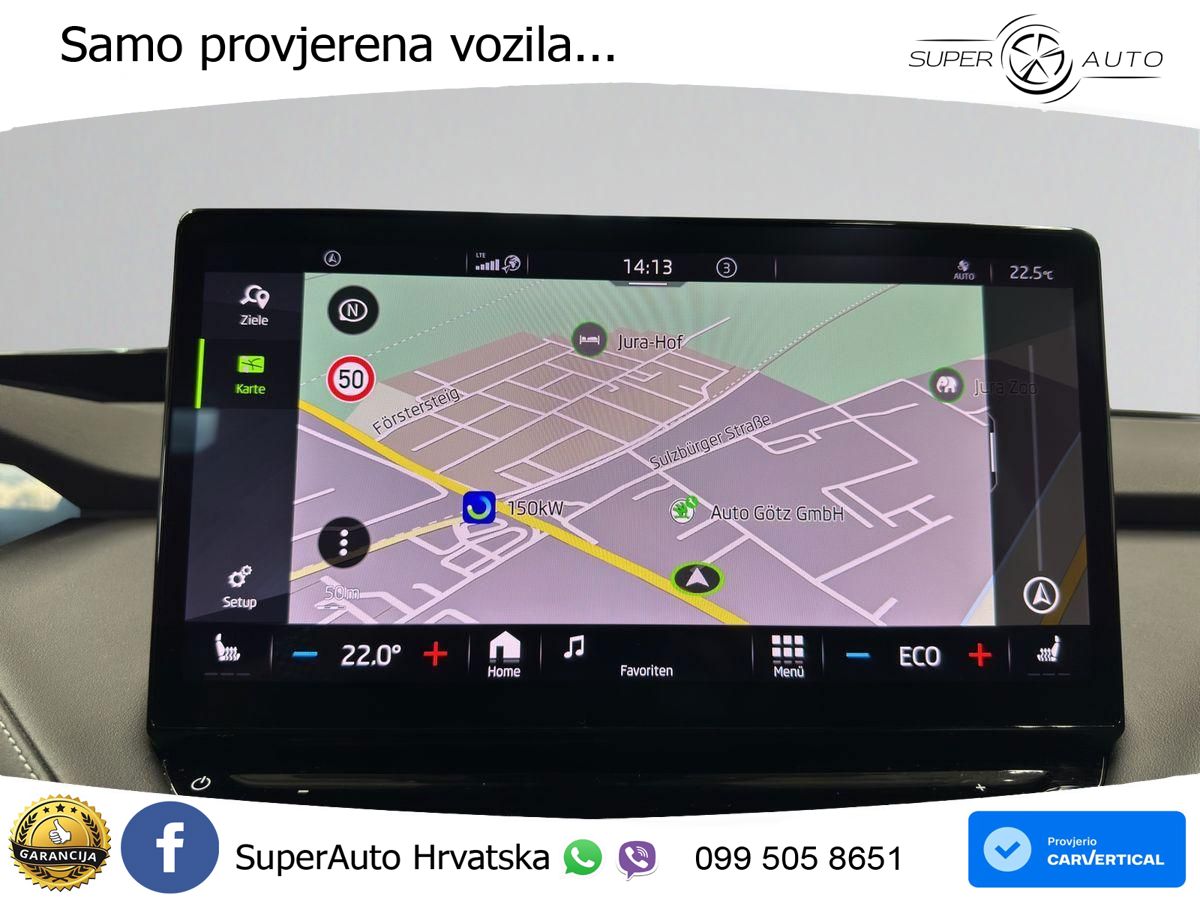 Škoda Enyaq iV 80x 82 kWh (265 KS) AWD SportLine LED+GR SJED+ACC