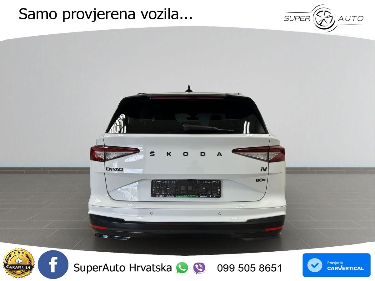 Škoda Enyaq iV 80x 82 kWh (265 KS) AWD SportLine LED+GR SJED+ACC