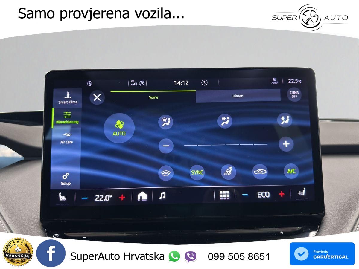 Škoda Enyaq iV 80x 82 kWh (265 KS) AWD SportLine LED+GR SJED+ACC