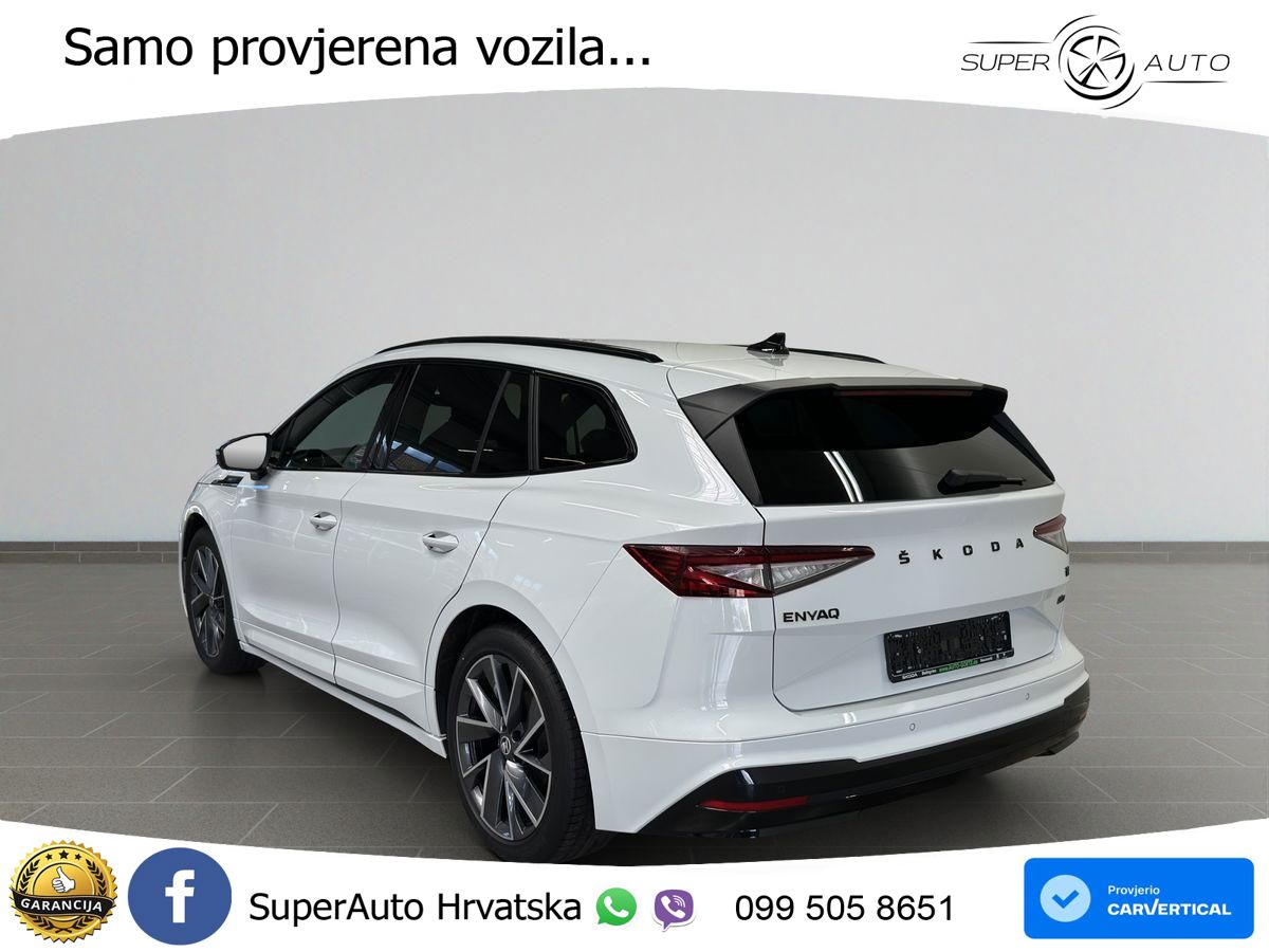 Škoda Enyaq iV 80x 82 kWh (265 KS) AWD SportLine LED+GR SJED+ACC
