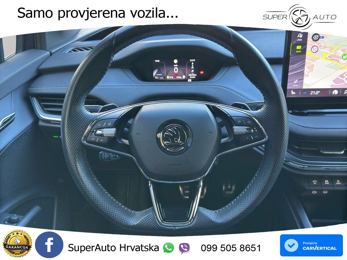 Škoda Enyaq iV 80x 82 kWh (265 KS) AWD SportLine LED+GR SJED+ACC