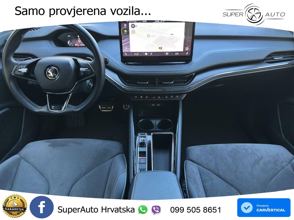 Škoda Enyaq iV 80x 82 kWh (265 KS) AWD SportLine LED+GR SJED+ACC